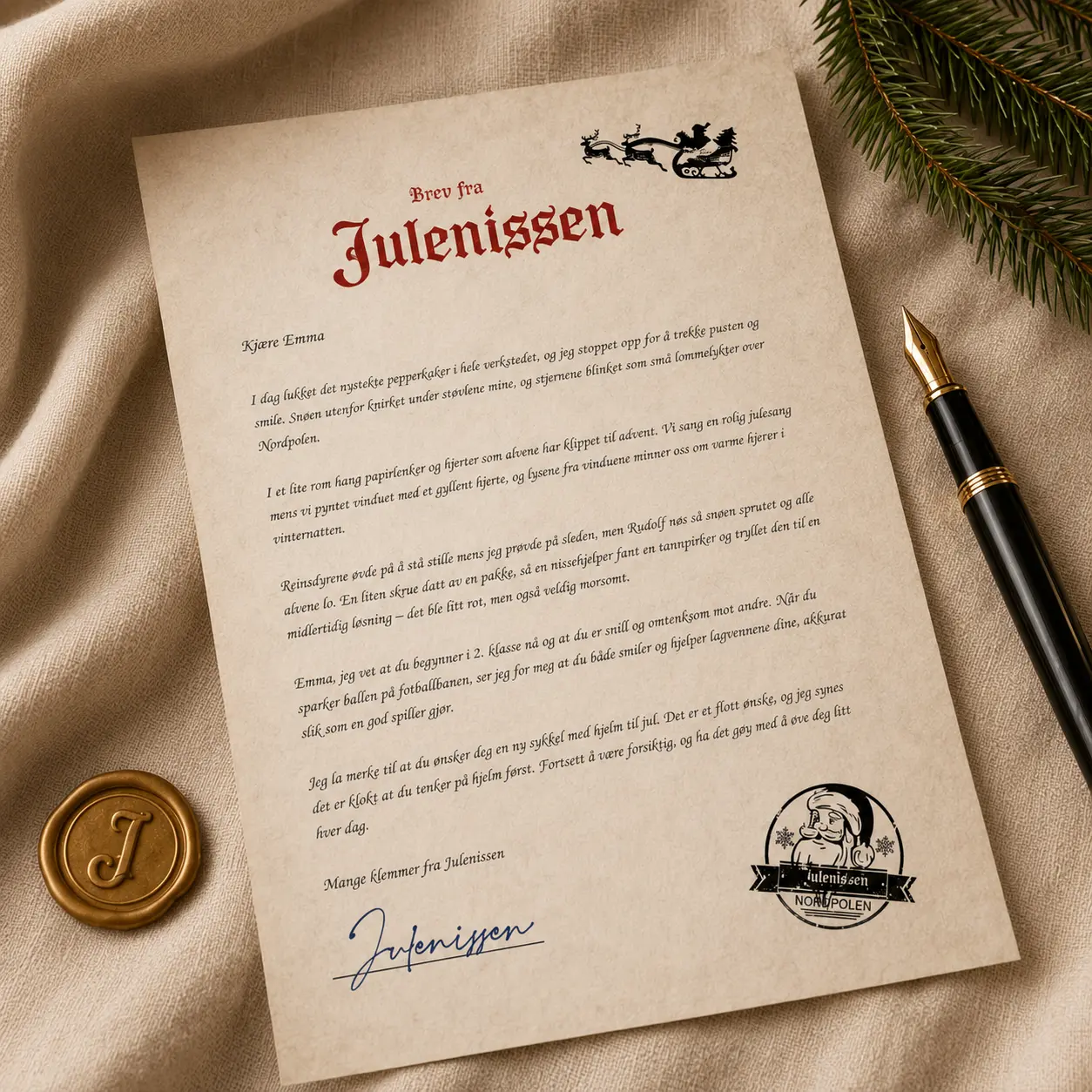 Brev fra julenissen